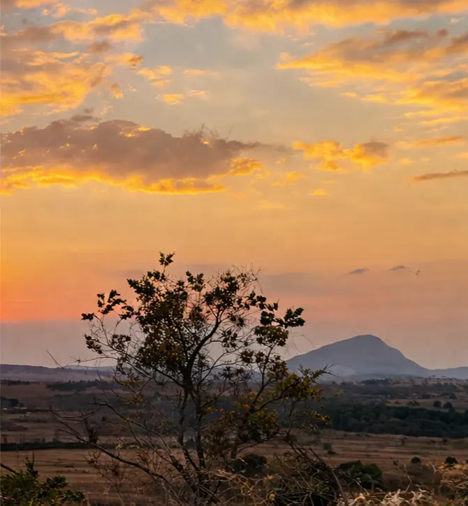 Paisagem da Chapada dos Veadeiros próxima ao Canto do Paraíso