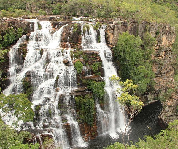 Cachoeira das Almécegas na Chapada dos Veadeiros próxima ao Canto do Paraíso